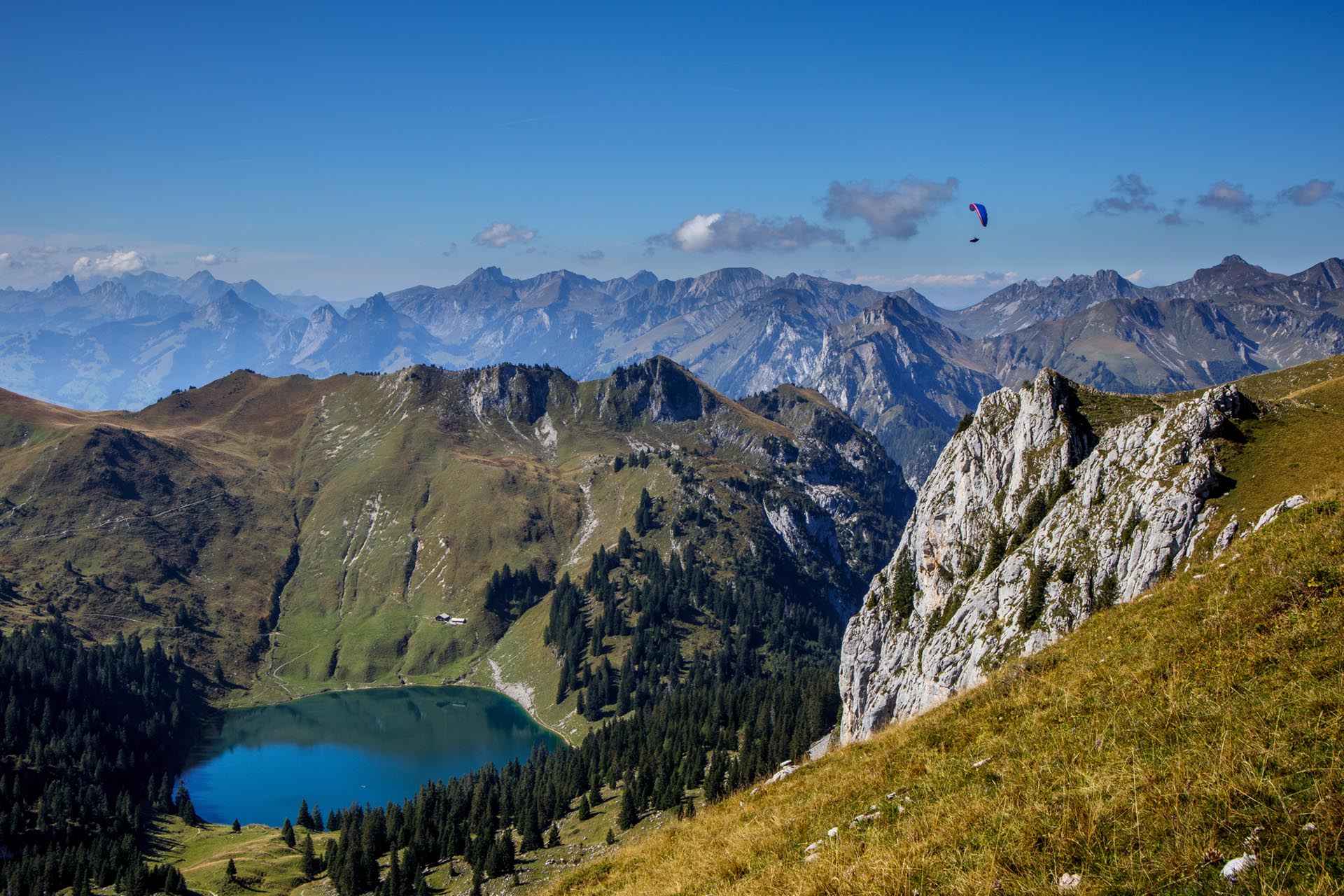 Blick vom Stockhorn